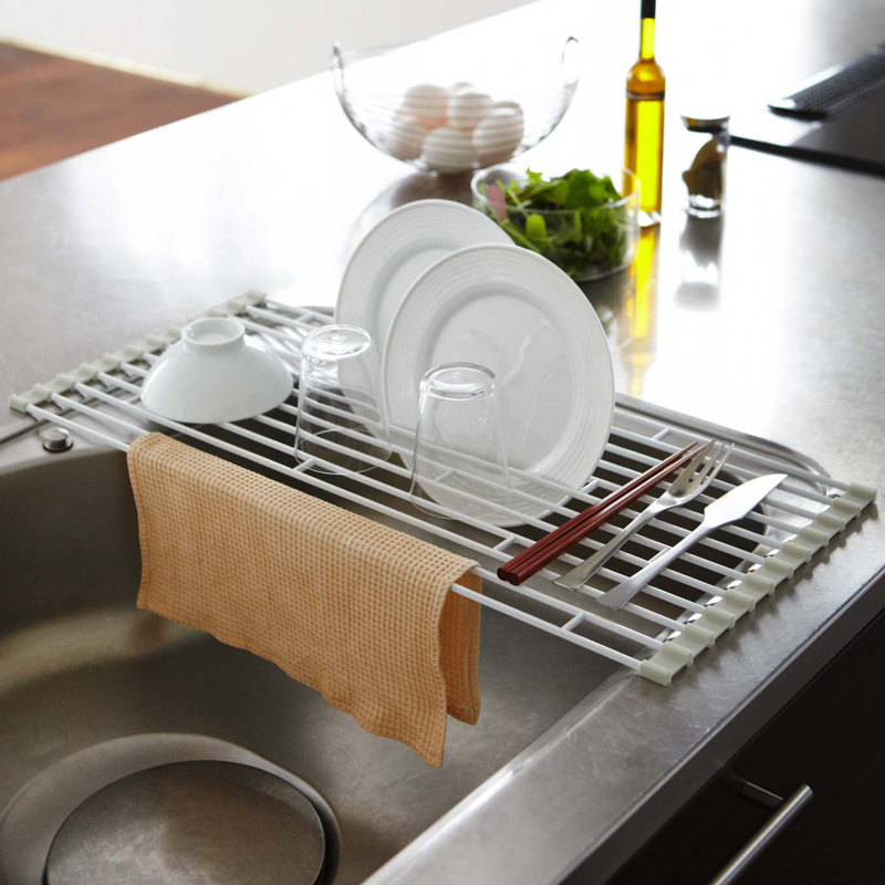 Yamazaki USA Plate Folding Sink Drainer Rack & Reviews Wayfair